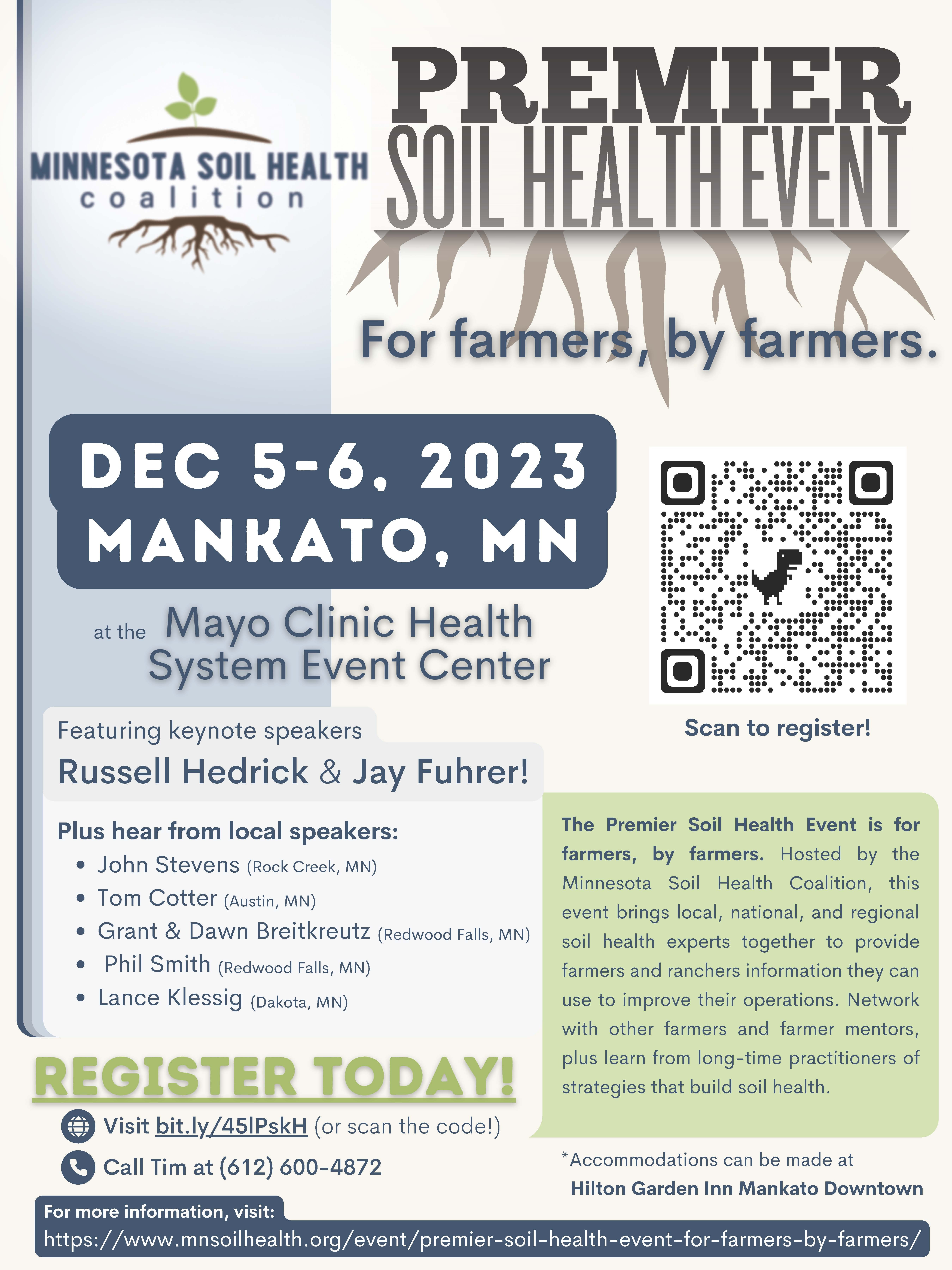 Premier Soil Health Event Poster