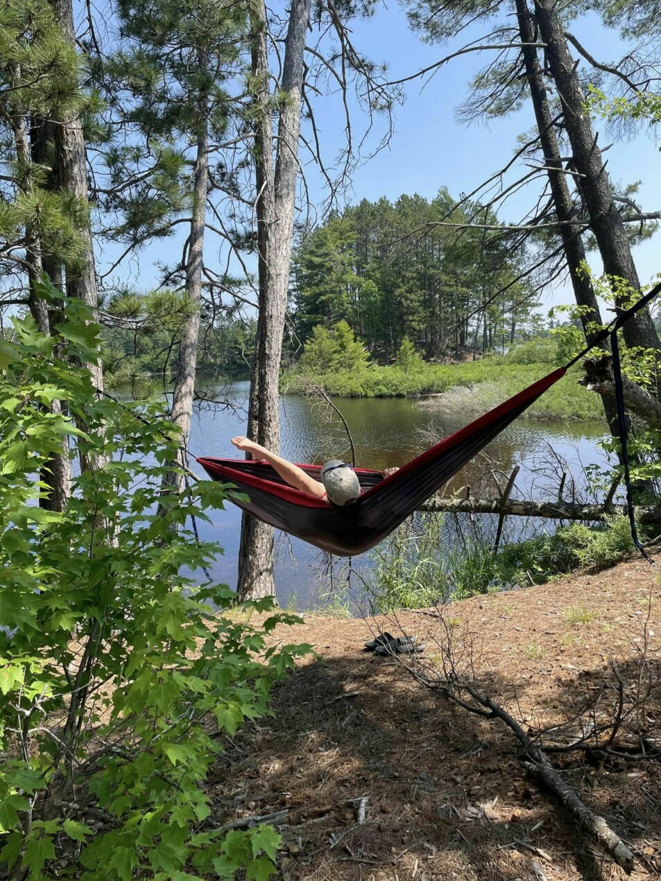 camper hammocking